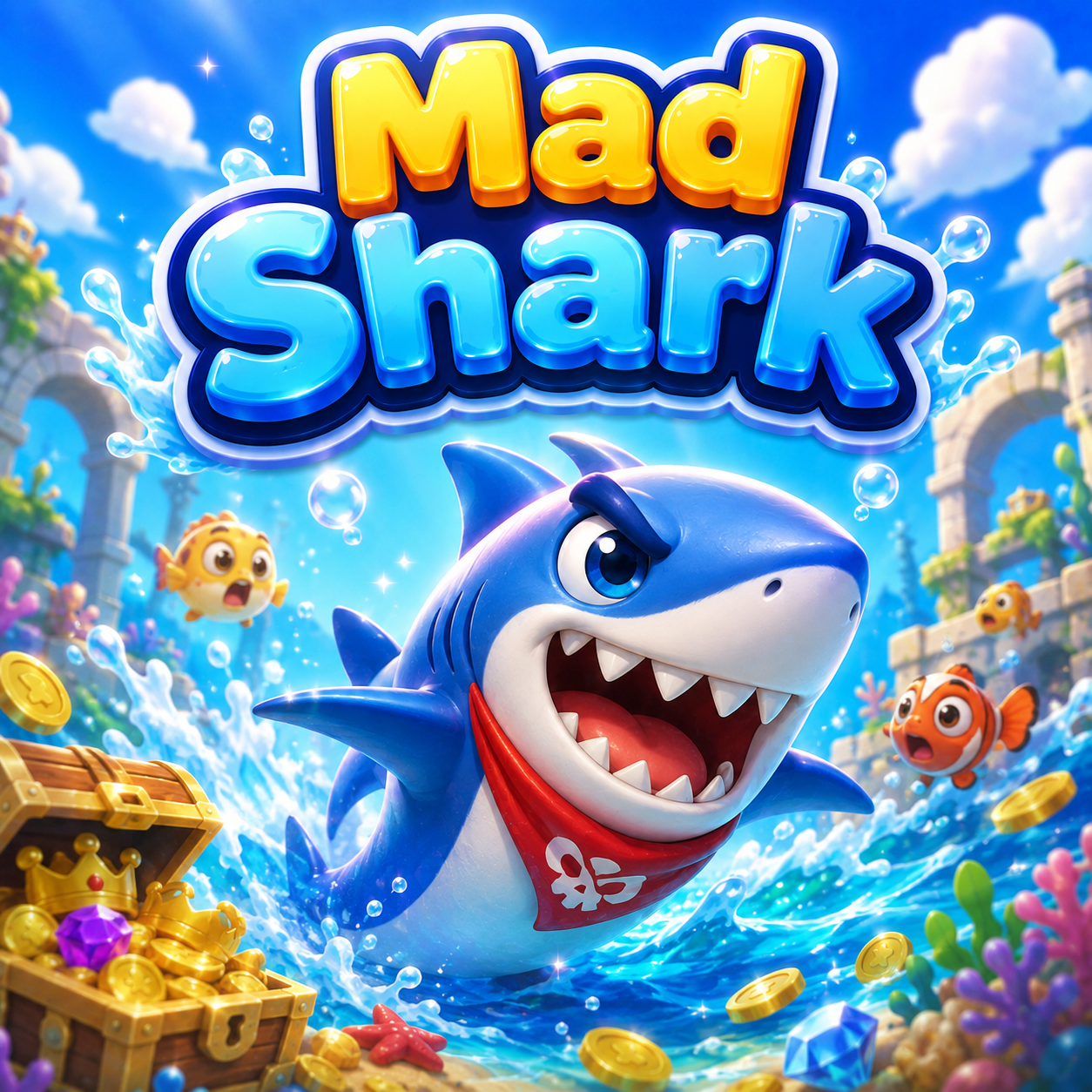 ภาพปกเกม ฉลามคลั่ง
